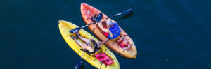 kayaking couple outer banks