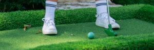 mini golf as couple